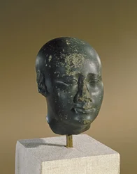 Head of a Man with Ovoid Skull